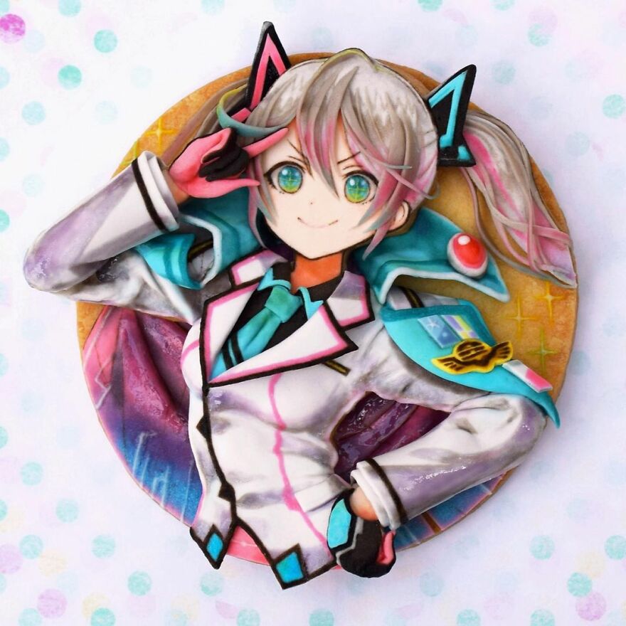 Japanese Artist Transforms Decorated Cookies Into Works Of Art That Seem To Want To Jump Out Of Place (53 Pics)