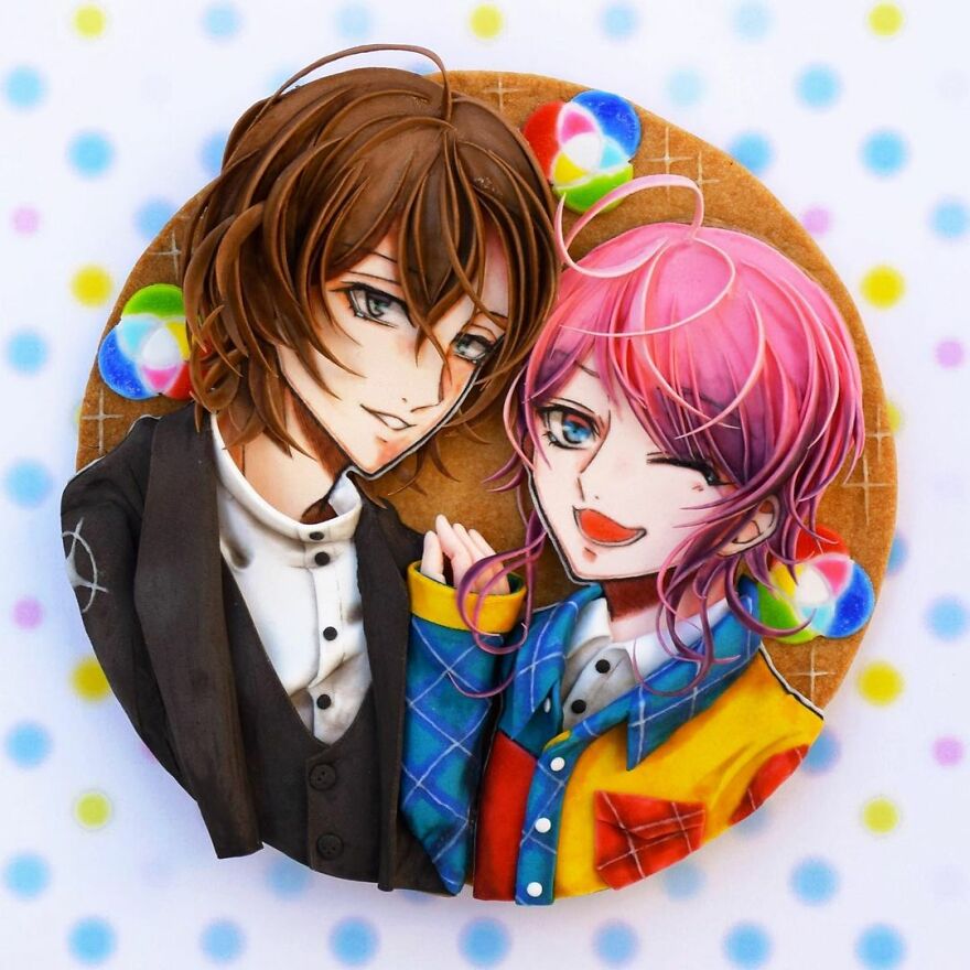 Japanese Artist Transforms Decorated Cookies Into Works Of Art That Seem To Want To Jump Out Of Place (53 Pics)