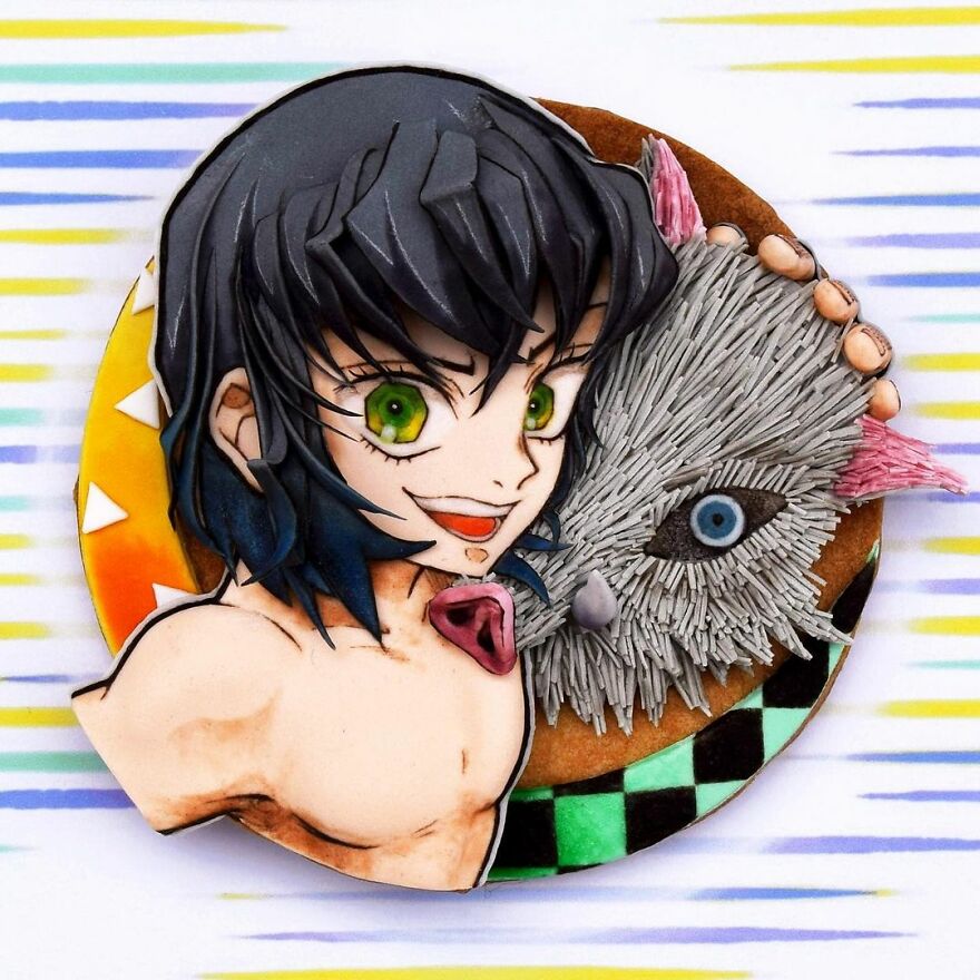 Japanese Artist Transforms Decorated Cookies Into Works Of Art That Seem To Want To Jump Out Of Place (53 Pics)