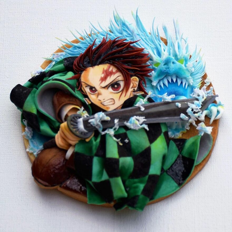 Japanese Artist Transforms Decorated Cookies Into Works Of Art That Seem To Want To Jump Out Of Place (53 Pics)