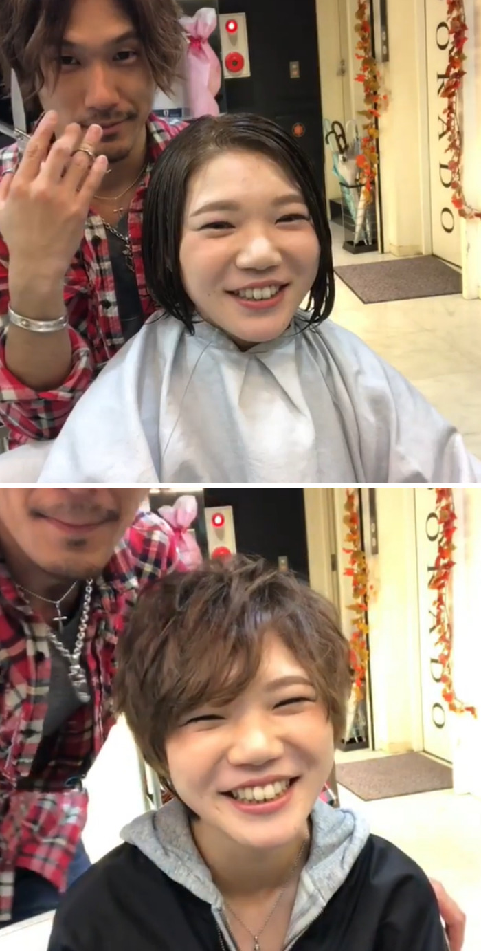 Japanese Hairdresser Rejuvenate Their Clients With Just One Haircut And Enchants Thousands Of People