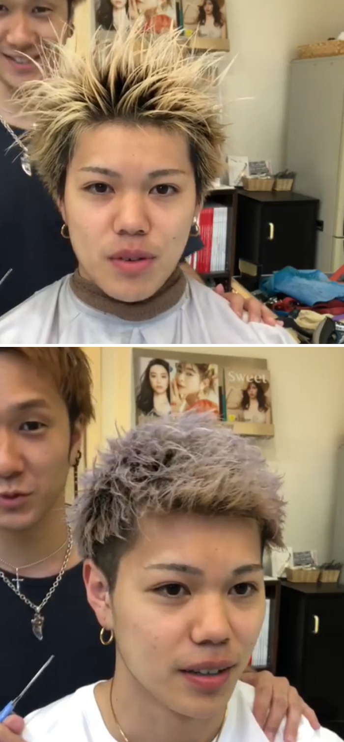 Japanese Hairdresser Rejuvenate Their Clients With Just One Haircut And Enchants Thousands Of People