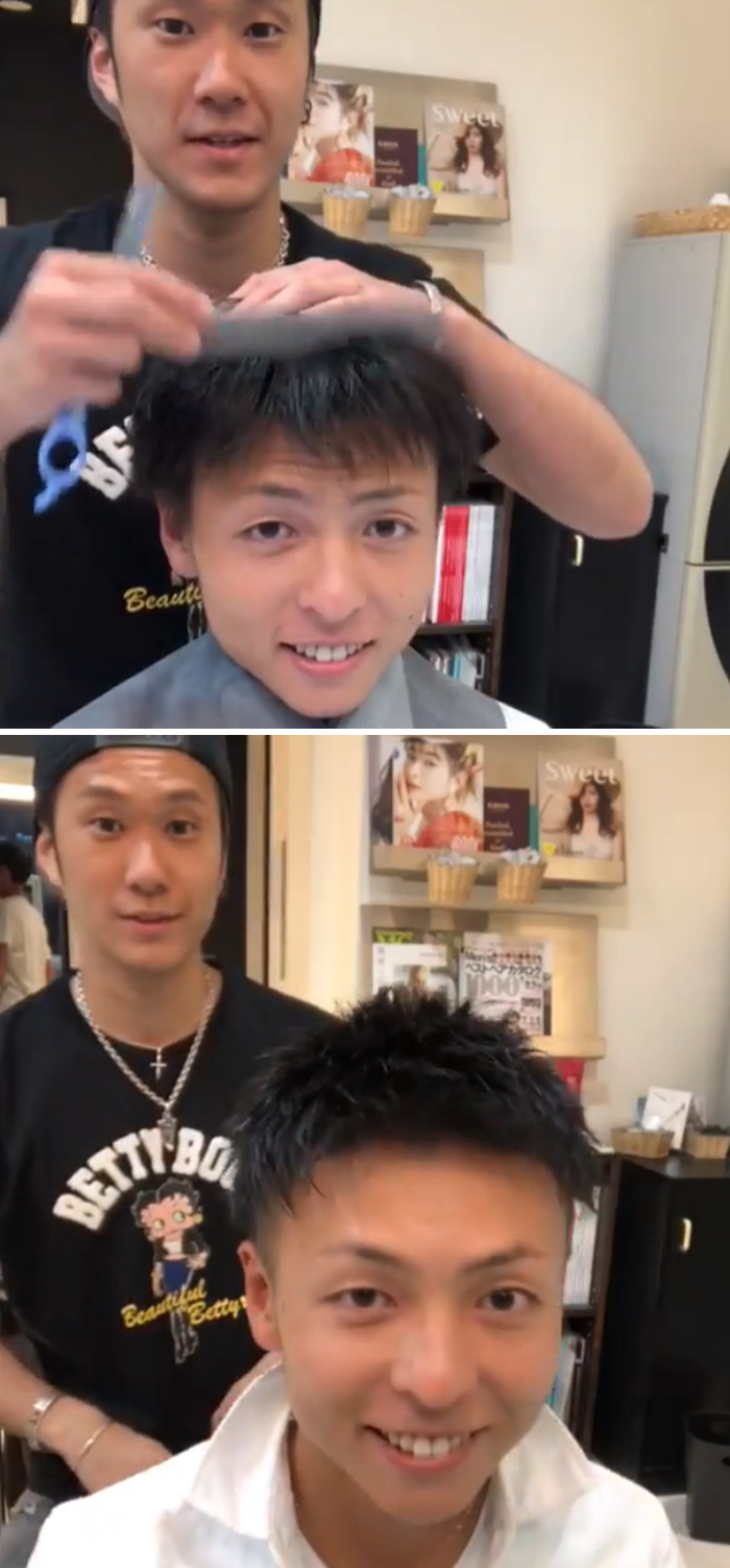 Japanese Hairdresser Rejuvenate Their Clients With Just One Haircut And Enchants Thousands Of People