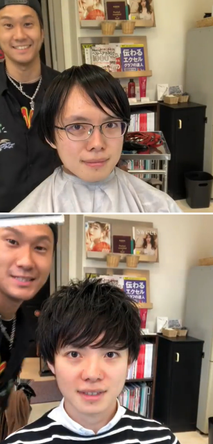 Japanese Hairdresser Rejuvenate Their Clients With Just One Haircut And Enchants Thousands Of People