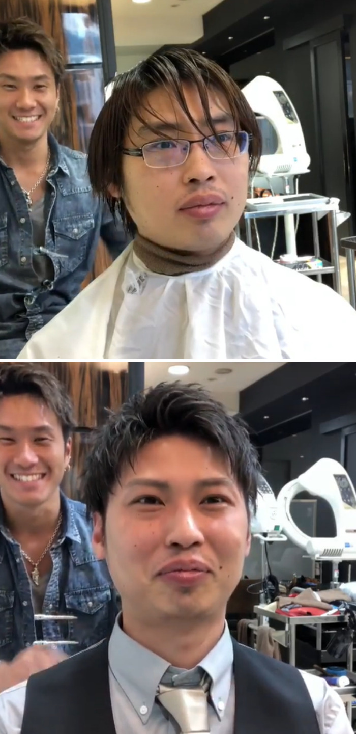 Japanese Hairdresser Rejuvenate Their Clients With Just One Haircut And Enchants Thousands Of People