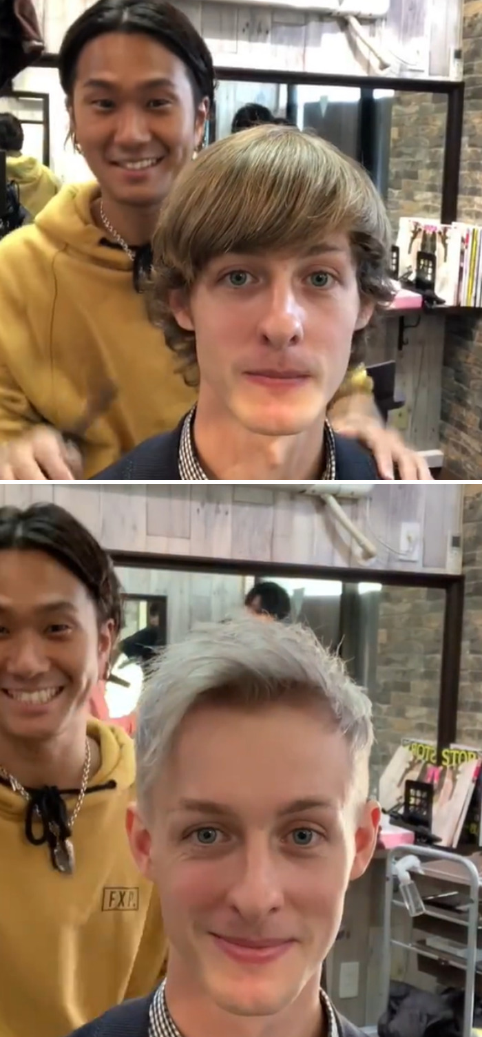 Japanese Hairdresser Rejuvenate Their Clients With Just One Haircut And Enchants Thousands Of People