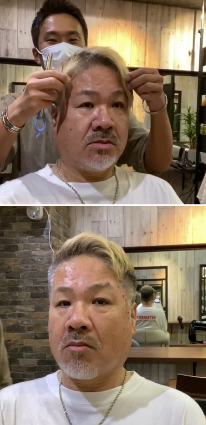 Japanese Hairdresser Rejuvenate Their Clients With Just One Haircut And Enchants Thousands Of People