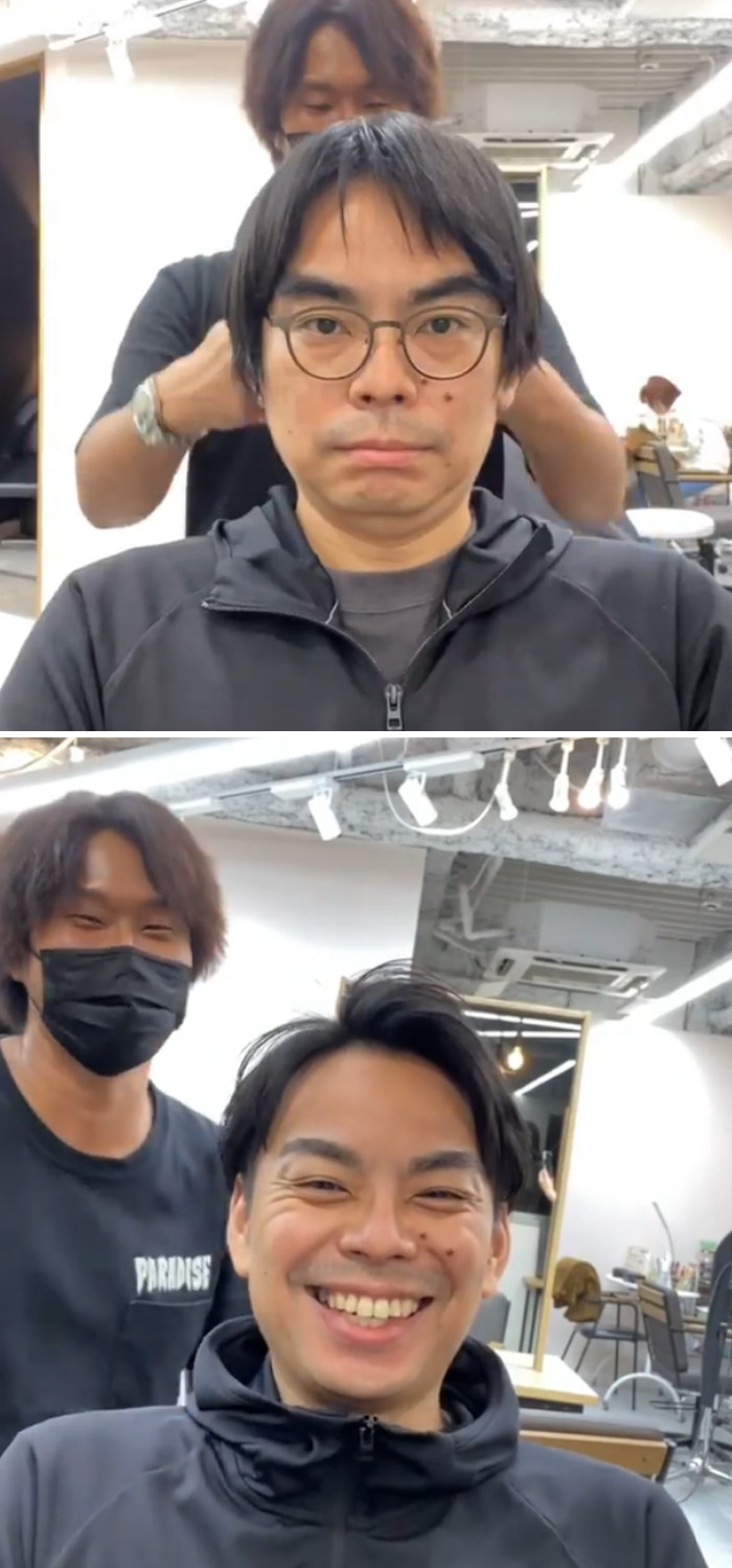Japanese Hairdresser Rejuvenate Their Clients With Just One Haircut And Enchants Thousands Of People