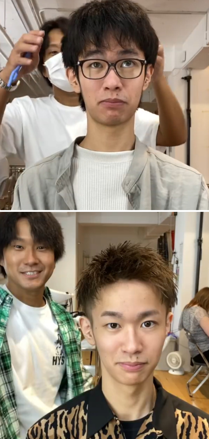 Japanese Hairdresser Rejuvenate Their Clients With Just One Haircut And Enchants Thousands Of People