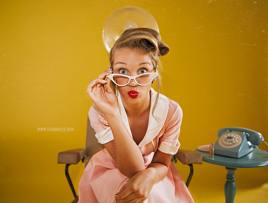 How My Adhd Helped Me Create This 50s Hair Salon Shoot (19 Pics)