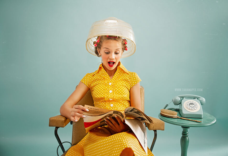 How My Adhd Helped Me Create This 50s Hair Salon Shoot (19 Pics)