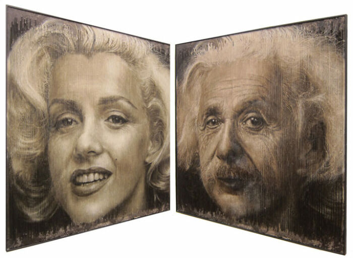 Changing Portraits That Can Be Experienced Not Only In Harry Potter: Optical Art By Sergi Cadenas