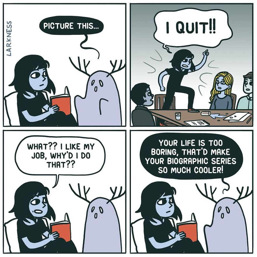 Meet Lark, The Comic Artist Who Faces His Ghosts On Instagram (New Comics)