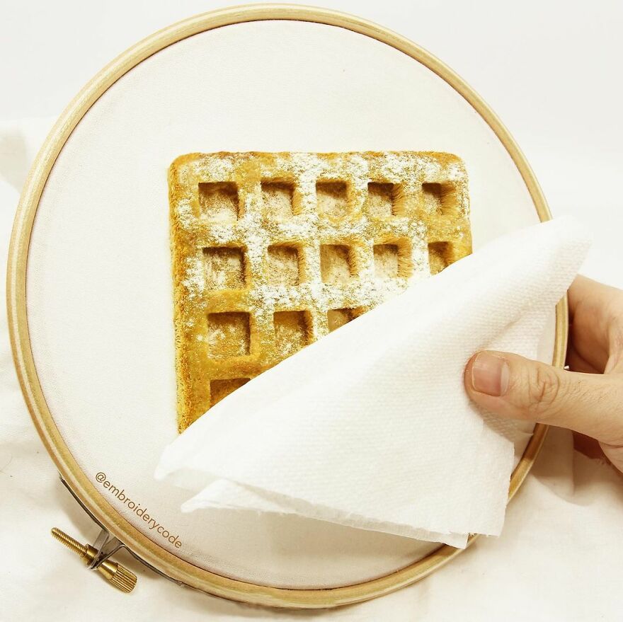 Meet Youmeng Liu's Amazing "Edible Embroidery"