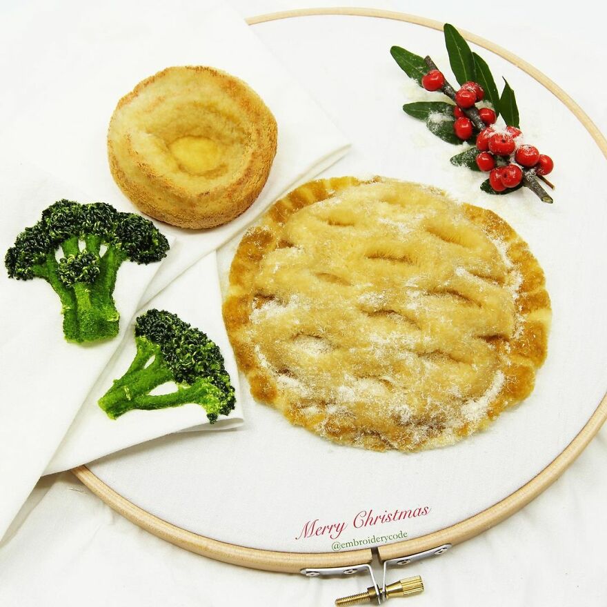 Meet Youmeng Liu's Amazing "Edible Embroidery"