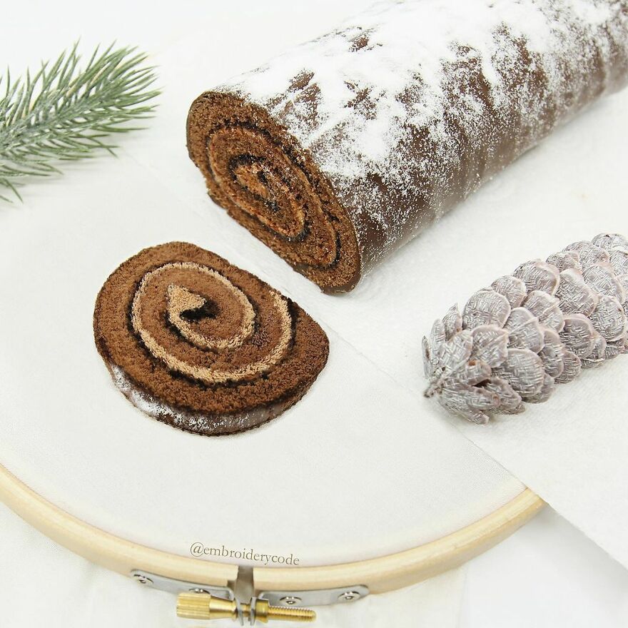 Meet Youmeng Liu's Amazing "Edible Embroidery"