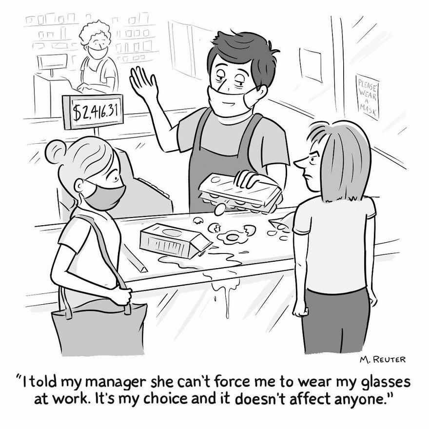 Meet Out Matt Reuter's Candid Comics On Everyday Life