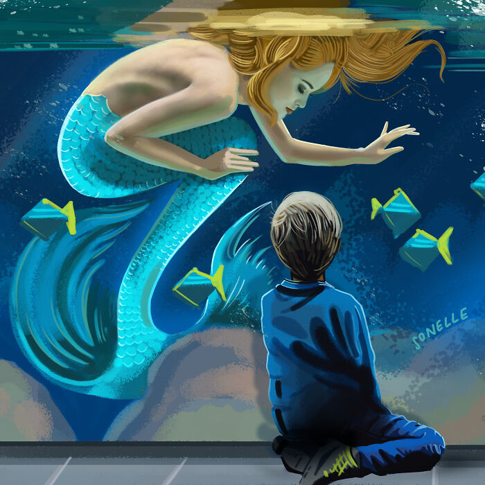 Found A Love For Digital Painting While Doing The #mermay Challenge On Instagram