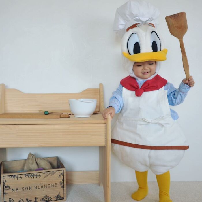 Mother Makes Cute Costumes For Her Children By Hand