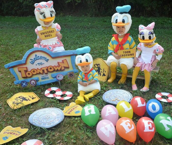 Mother Makes Cute Costumes For Her Children By Hand