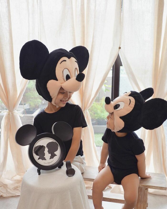 Mother Makes Cute Costumes For Her Children By Hand