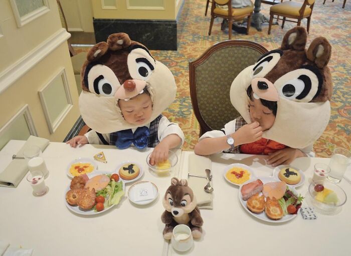 Mother Makes Cute Costumes For Her Children By Hand