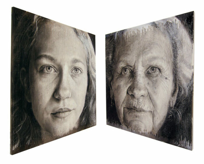 Changing Portraits That Can Be Experienced Not Only In Harry Potter: Optical Art By Sergi Cadenas