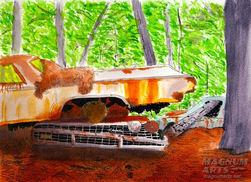 I Took Pictures In Old Car City, A Classic Car Graveyard (23 Pics)