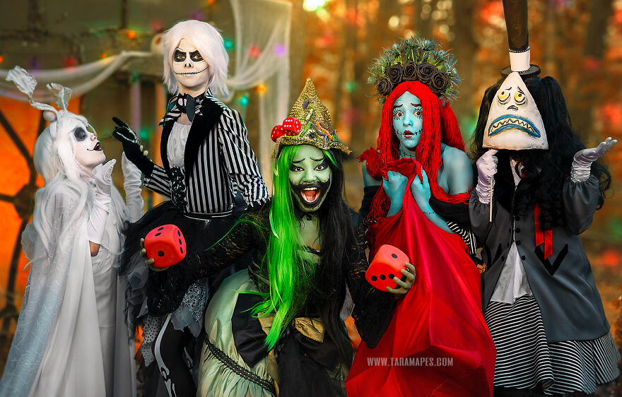 I Created A Halloween Town And Props To Shoot This Nightmare Before Christmas Set