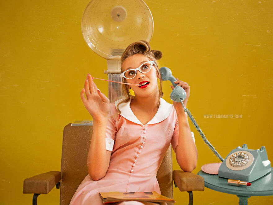 How My Adhd Helped Me Create This 50s Hair Salon Shoot (19 Pics)