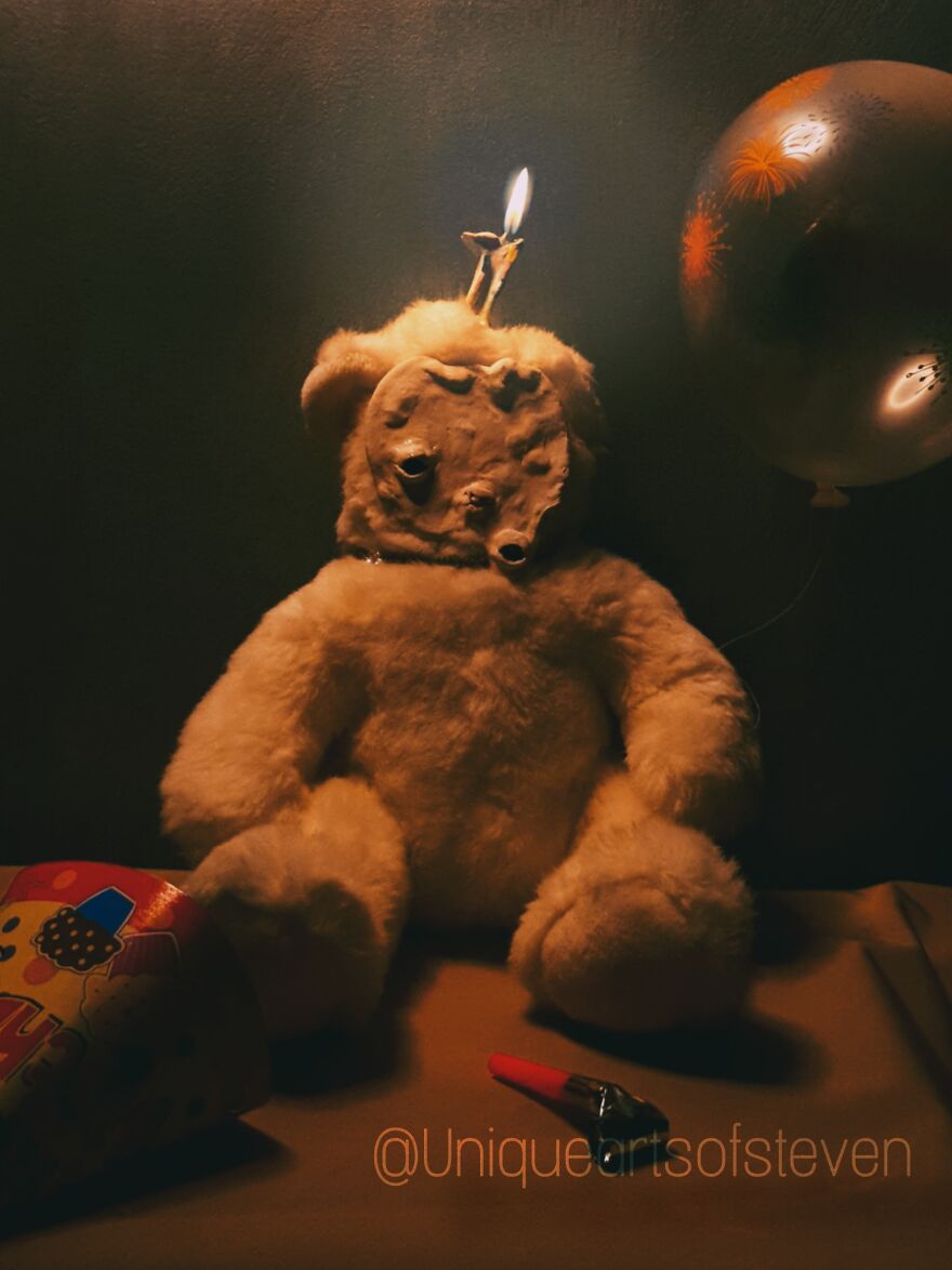 Melt, The Melting Happy Bday Bear (Sold)