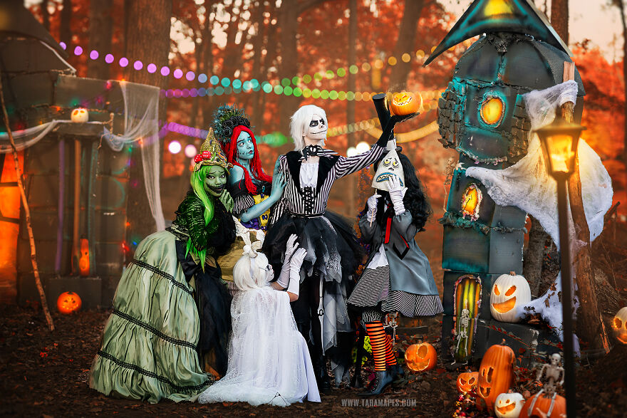 I Created A Halloween Town And Props To Shoot This Nightmare Before Christmas Set