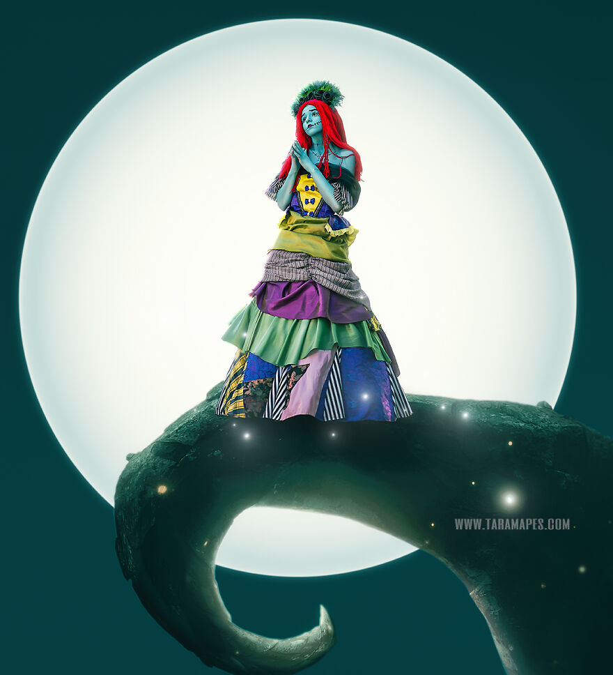 I Created A Halloween Town And Props To Shoot This Nightmare Before Christmas Set