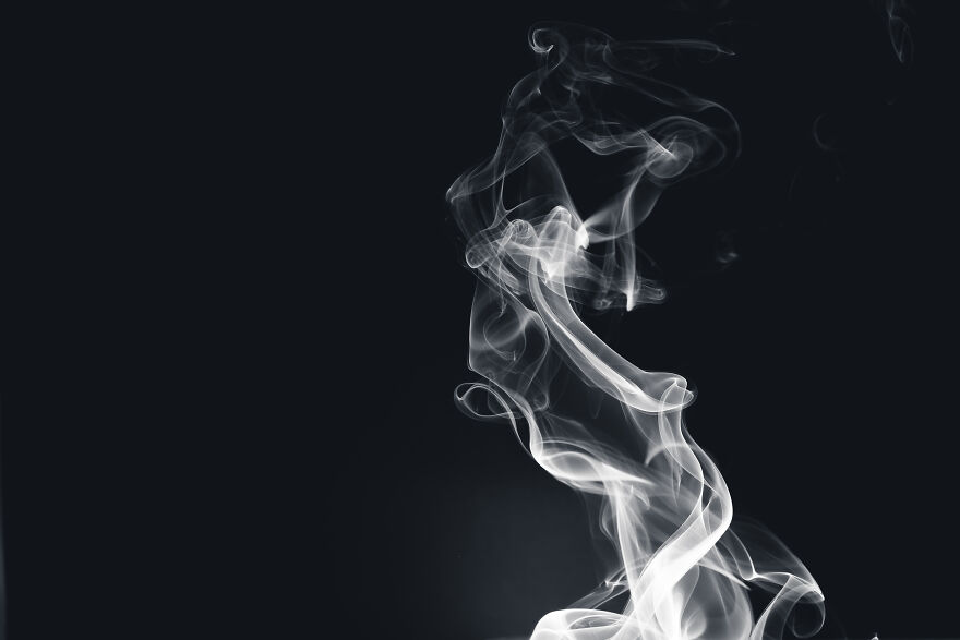 I'm Made, A Beautiful View Of Smoke On A Black Background