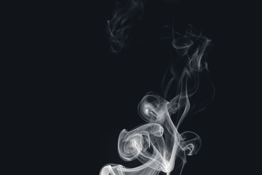 I'm Made, A Beautiful View Of Smoke On A Black Background