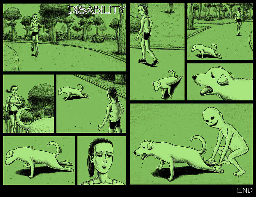 Taiwanese Illustrator Draws Horror Comics With Unexpected Twists (New Pics)