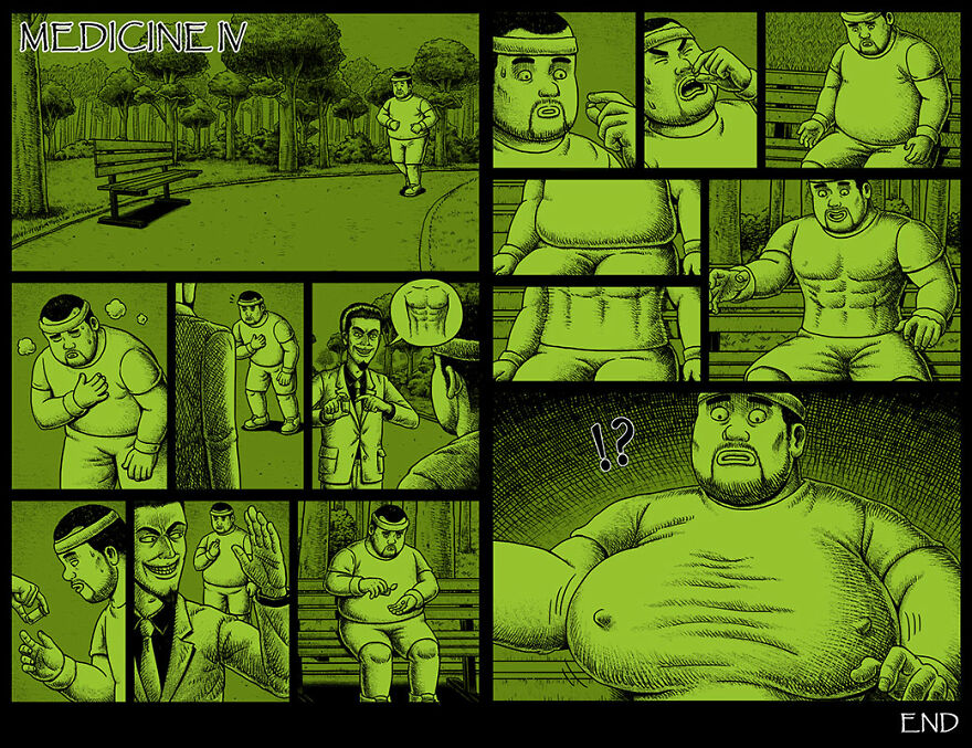 Taiwanese Illustrator Draws Horror Comics With Unexpected Twists (New Pics)