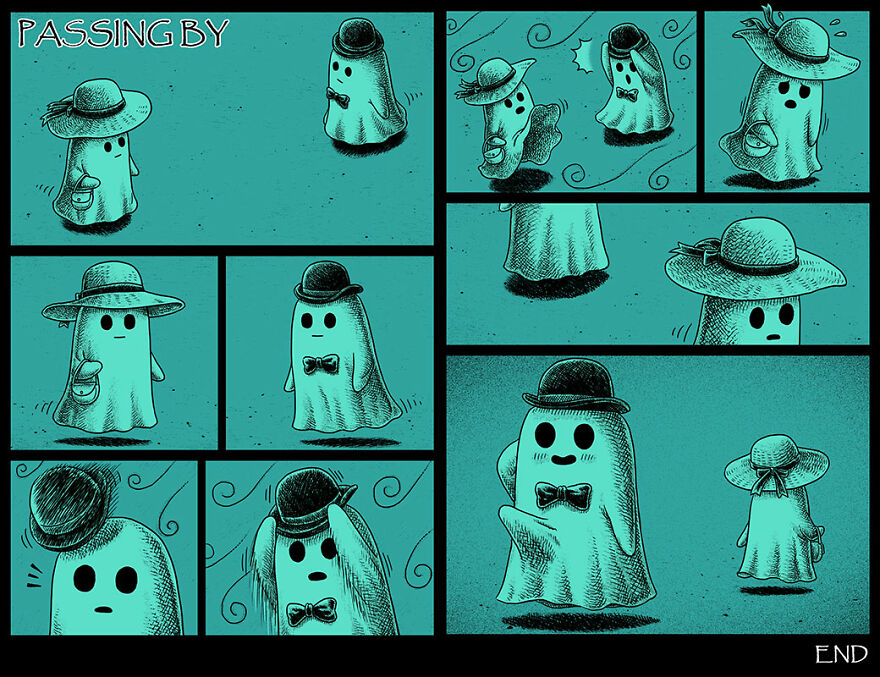 Taiwanese Illustrator Draws Horror Comics With Unexpected Twists (New Pics)