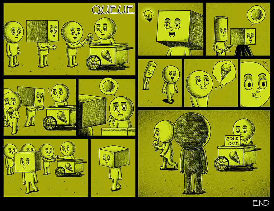 Taiwanese Illustrator Draws Horror Comics With Unexpected Twists (New Pics)