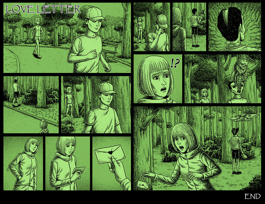 Taiwanese Illustrator Draws Horror Comics With Unexpected Twists (New Pics)