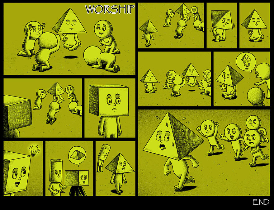 Taiwanese Illustrator Draws Horror Comics With Unexpected Twists (New Pics)