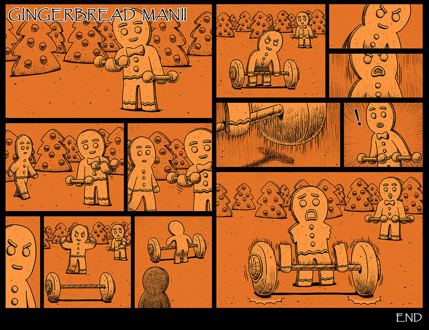 Taiwanese Illustrator Draws Horror Comics With Unexpected Twists (New Pics)