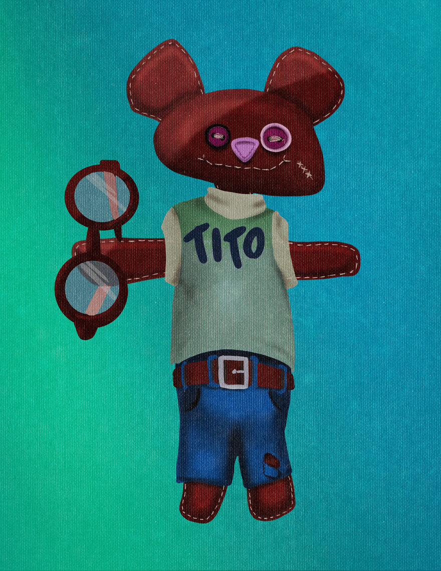 Teddies Made On A Digital Sewing Machine