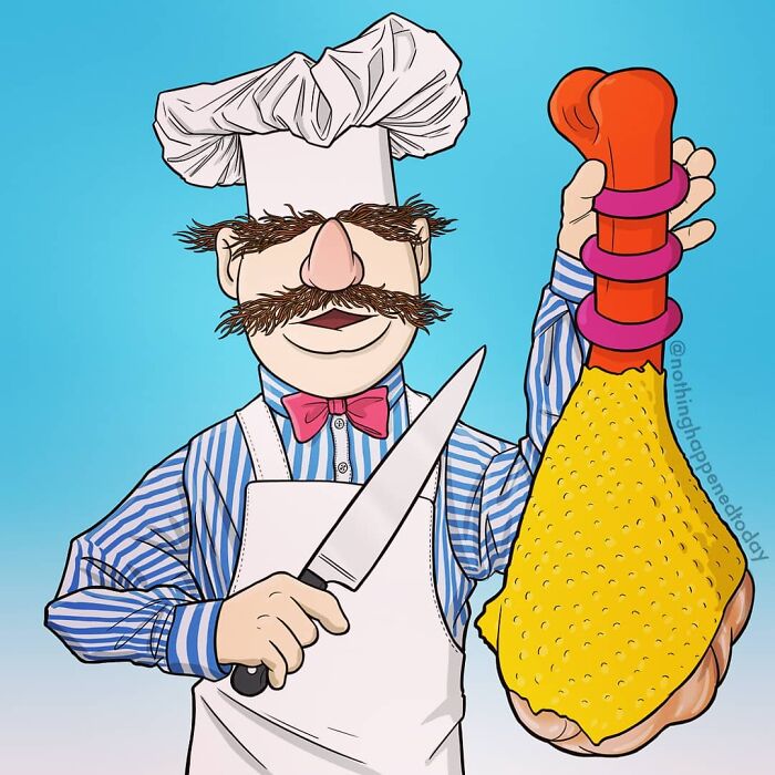 The Artist Continues To Reveal The Secret Lives Of Pop Culture Characters And The Result Is Hauntingly Fun (102 New Pics)