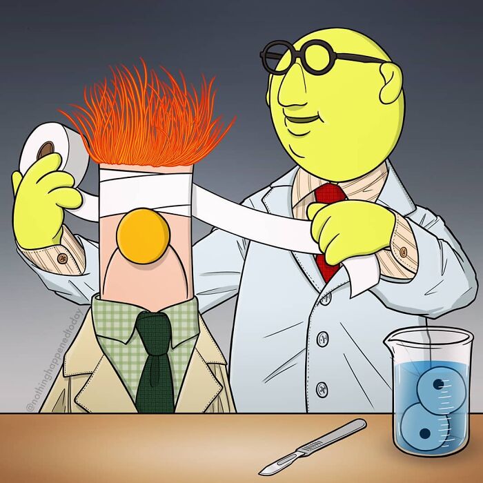 The Artist Continues To Reveal The Secret Lives Of Pop Culture Characters And The Result Is Hauntingly Fun (102 New Pics)