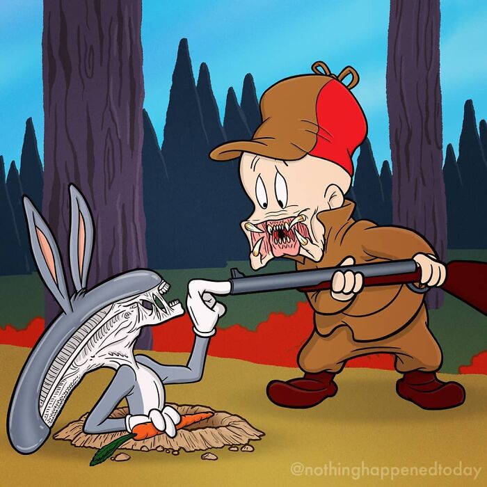 The Artist Continues To Reveal The Secret Lives Of Pop Culture Characters And The Result Is Hauntingly Fun (102 New Pics)