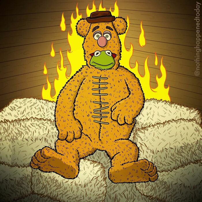 The Artist Continues To Reveal The Secret Lives Of Pop Culture Characters And The Result Is Hauntingly Fun (102 New Pics)