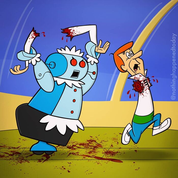 The Artist Continues To Reveal The Secret Lives Of Pop Culture Characters And The Result Is Hauntingly Fun (102 New Pics)