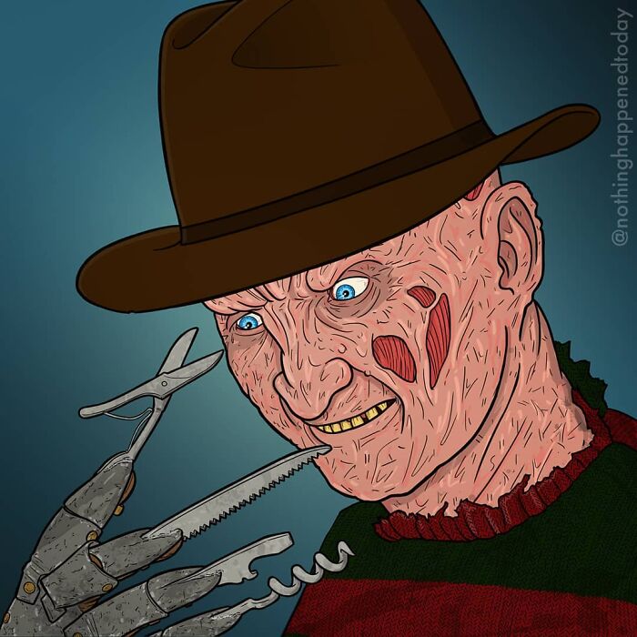 The Artist Continues To Reveal The Secret Lives Of Pop Culture Characters And The Result Is Hauntingly Fun (102 New Pics)