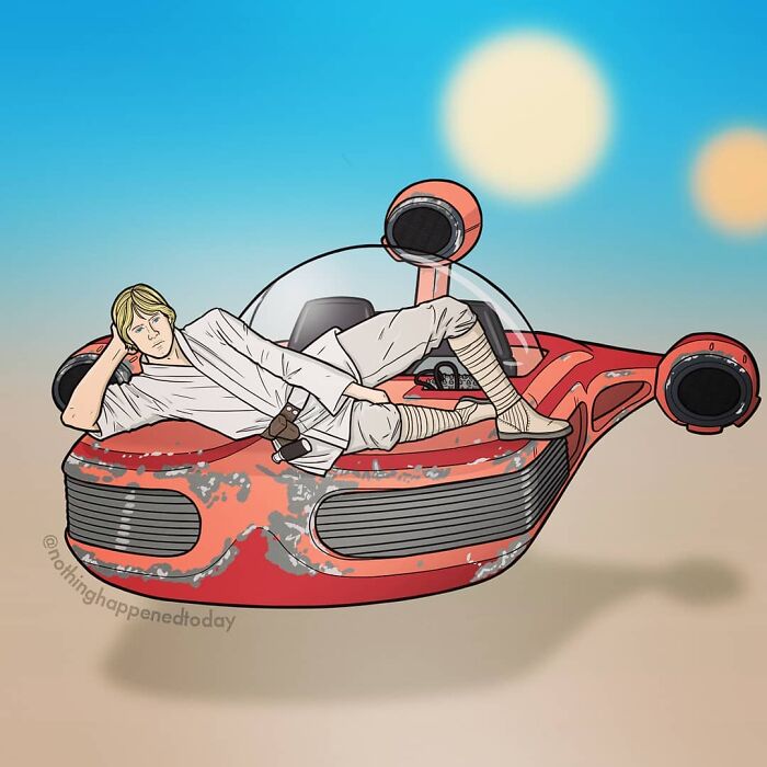 The Artist Continues To Reveal The Secret Lives Of Pop Culture Characters And The Result Is Hauntingly Fun (102 New Pics)